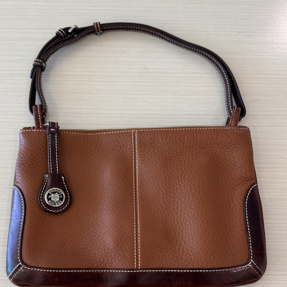 Dooney & Bourke Brown Leather Shoulder Bag